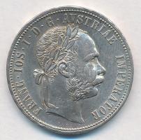 Ausztria 1878. 1Fl Ag "Ferenc József" T:1- Austria 1878. 1 Florin Ag "Franz Joseph" C:AU Krause KM#2222