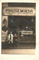 Budapest VII. Dob utca 8. Preisz Miksa fehérsütemény és kenyérgyárának fiókja. photo (fl)