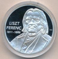 ifj. Szlávics László (1959-) 2011. Nagy Magyarok / Liszt Ferenc 1811-1886 ezüstözött Cu emlékérem (40mm) T:PP
