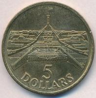 Ausztrália 1988. 5D Al-Br "II. Erzsébet / Parlament" T:1-
Australia 1988. 5 Dollars Al-Br...