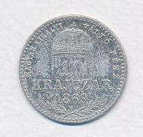 1869GYF 10kr Ag Magyar Királyi Váltó Pénz T:3 Adamo M10.1
