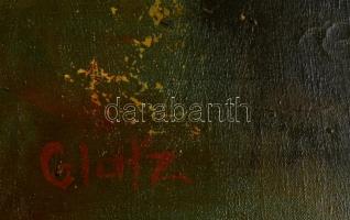 Glatz jelzéssel: Női portré. Olaj, vászon, sérült, 49×40 cm