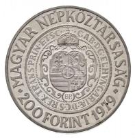 1979. 200Ft Ag "Bethlen Gábor" piefort forgalmi emlékpénz (44,33g/0.640) T:1(PP) / Hungary...