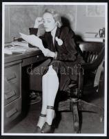 Marlene Dietrich 2 db eredeti és egy sokszorosított  filmfotó  / Original movie photos and one repri...