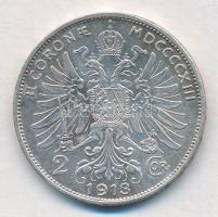 Ausztria 1913. 2K Ag "Ferenc József" T:1-,2
Austria 1913. 2 Corona Ag "Franz Joseph&...