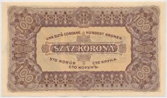 1923. 100K "Magyar Pénzjegynyomda Rt. Budapest" nyomdahely jelöléssel T:II