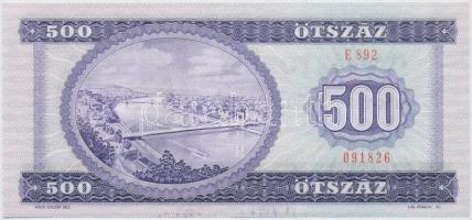 1990. 500Ft nyomdai festékfolt T:I-,II