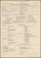 cca 1944 3 db húsjegy (Pápa, Győrzámoly) + 2 db kitöltetlen nőgyógyászati citodiagnosztika