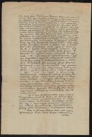 1898 Kossuth Lajos 1849-ben a szabadságharc bukásakor írt végrendeletének facsimile másolata