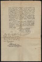 1898 Kossuth Lajos 1849-ben a szabadságharc bukásakor írt végrendeletének facsimile másolata