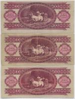 1949. 100Ft (3x) T:III,III- Adamo F28