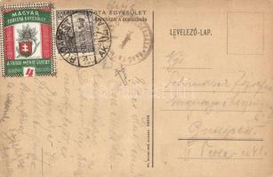 Dobogókő, Magyar Turista Egyesület báró Eötvös Loránd menedékháza. Silberer felvétele + "Magyar...