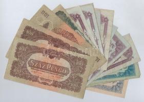 1944. 14db-os "A Vöröshadsereg Parancsnoksága" bankjegy tétel T:III,III-