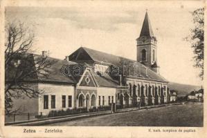 Zetelaka, Zetea; Római katolikus paplak és templom / church and parish (kis szakadás / small tear)