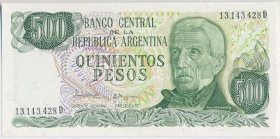 Argentína 1972-1973. 500P T:I,I- Argentina 1972-1973. 500 Pesos C:UNC,AU