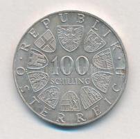 Ausztria 1979. 100Sch Ag "Bécsi Nemzetközi Központ" T:2 Austria 1979. 100 Schilling Ag &qu...