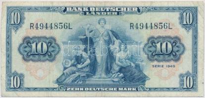 NSZK 1949. 10M T:III,III-
FRG 1949. 10 Mark C:F,VG
Krause 16