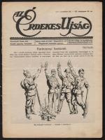 cca 1914-1919 Az Érdekes Újság 8 száma, köztük töredékek, viseltes állapotban