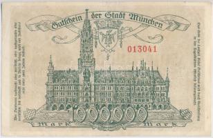 Németország / Weimari Köztársaság / München 1923. 1.000.000M szükségpénz vízjeles papíron T:II,II- k...