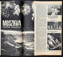 1972 Sportélet. IX. teljes évf., 1972. január-december 1-12. számok. Tűzött papírkötés. Jó állapotba...