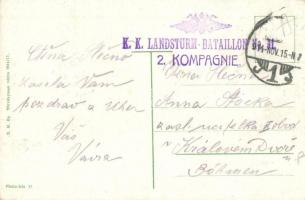 Budapest VII. Keleti pályaudvar, villamosok + K.u.k. Landsturm Bataillon No. 91. 2. Kompagnie