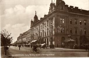 Zalaegerszeg, Arany Bárány szálló, vármegyeház, Braun és társa divatáruház