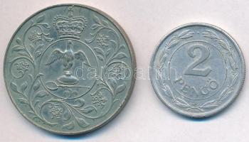 Kis vegyes tétel: Orosz Birodalom 1912-1917 (1909). 5R Szign.: Shipov, Nagy-Britannia 1977. 25p Cu-N...