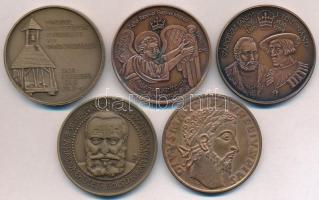 5db-os Br MÉE emlékérem tétel, benne: 1985. "Deák Ferenc a haza bölcse / MÉE XV. Vándorgyűlése ...