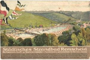 Remscheid, Städtisches Strandbad / spa advertisement (EK)