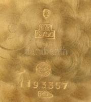 18 K arany IWC Schaffhausen férfi mechanikus karóra, hibátlan számlappal, bőr szíjjal, szép, működő ...