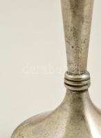 Ezüst (Ag.) gyertyatartó, jelzett, mesterjeggyel (BK), apró horpadással, m:29 cm, nettó:278 g