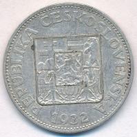Csehszlovákia 1932. 10K Ag T:2,2- 
Czechoslovakia 1932. 10 Korun Ag C:XF,VF