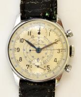 cca 1945 Novice Telemetre kronográf mechanikus karóra stopper funkcióval. Talán katonai modell. Elin...