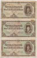 1945. 50P (3x) T:III,III-