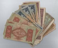 51db-os vegyes pengő bankjegy tétel T:III-