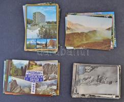 Tátra, Magas Tátra - 69 db modern városképes lap és A Magas Tátra turistakalauz 1. kiadása / 69 mode...