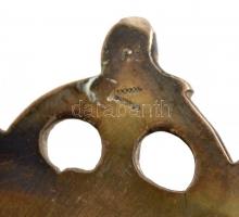 1900 ezüst (Ag.) neobarokk jardiniere, áttört szélekkel, poncolt, cizellált, öntött fülekkel, jelzet...