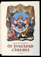 Nyulásziné Straub Éva: Öt évszázad címerei a Magyar Országos Levéltár címerein. Bp., 1987, Corvina. Vászonkötésben, papír védőborítóval, jó állapotban.