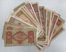 ~55db-os vegyes pengő bankjegy tétel T:III-,IV