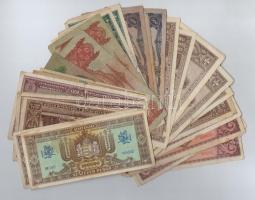 ~45db-os vegyes pengő bankjegy tétel T:III-,IV