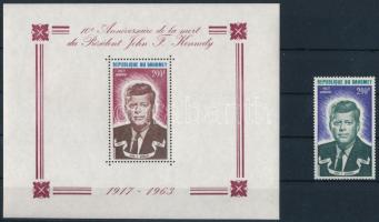 Kennedy bélyeg + blokk, Kennedy stamp + block