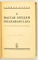 Farkas Gyula: A magyar szellem felszabadulása. Irodalomtörténetírásunk fejlődésrajza. Budapest, é.n....