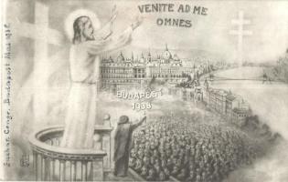 Venite ad me omnes / 1938 Budapest, Eucharisztikus Kongresszus reklámlapja / Eucharistic Congress advertisement