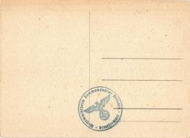 Dresden - 6 pre-1945 postcards with "Wehrmachtheim Kommandantur Briefmarke" stamps on the ...