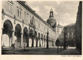 Dresden - 6 pre-1945 postcards with "Wehrmachtheim Kommandantur Briefmarke" stamps on the ...