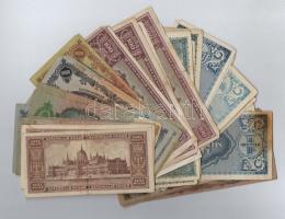 ~43db-os vegyes magyar pengő bankjegy tétel T:III,III-