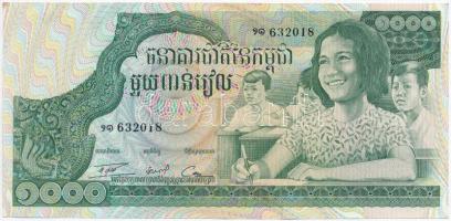 Kambodzsa 1972. 1000R T:I- Cambodia 1972. 1000 Riels C:AU Krause 17