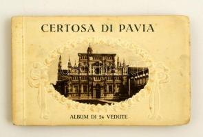Cerotsa di Pavia, 24 látképes leporelló, díszes papírkötésben
