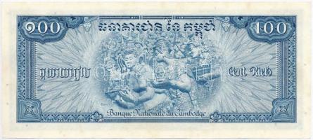 Kambodzsa 1956-1972. 100R T:I- 
Cambodia 1956-1972. 100 Riel C:Au
Krause 13.a