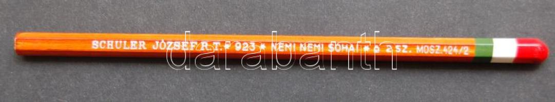 Irredenta fekete grafitceruza "NEM! NEM! SOHA!"